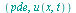pde, u(x, t)